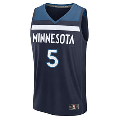 Anthony Edwards Minnesota Timberwolves Fast Break Replica Player Jersey Icon Edition Navy | Fanatics outlet