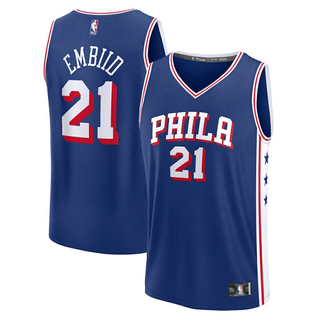 Joel Embiid Philadelphia 76ers Youth Fast Break Replica Player Jersey Icon Edition Royal | Fanatics Near Me