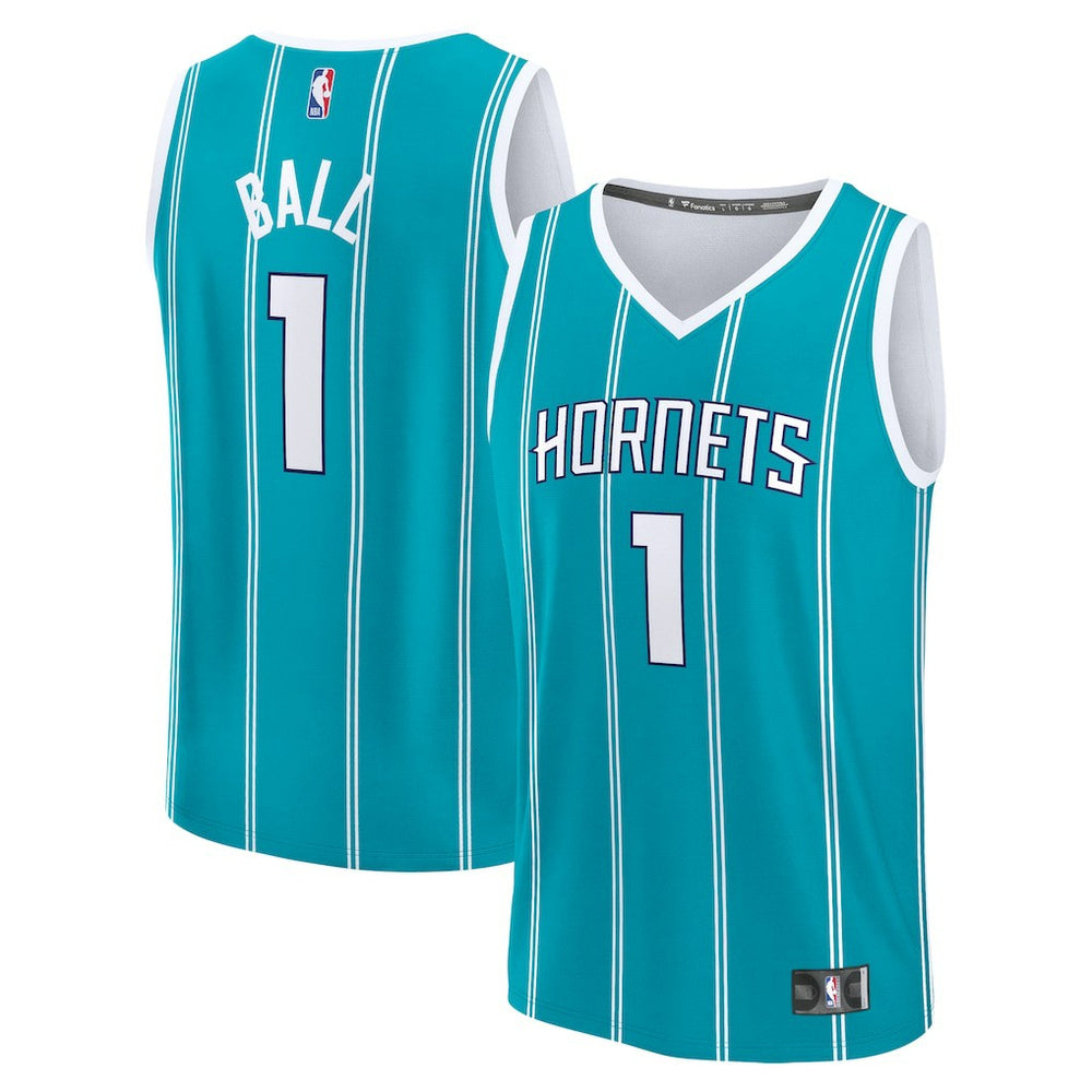 LaMelo Ball Charlotte Hornets Youth Fast Break Replica Player Jersey Icon Edition Teal | Fanatics for sale