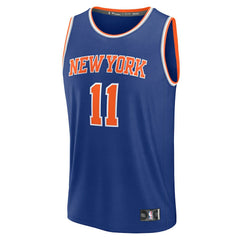 Jalen Brunson New York Knicks Fast Break Replica Player Jersey Icon Edition Blue | Fanatics discount
