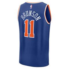 Jalen Brunson New York Knicks Fast Break Replica Player Jersey Icon Edition Blue | Fanatics discount