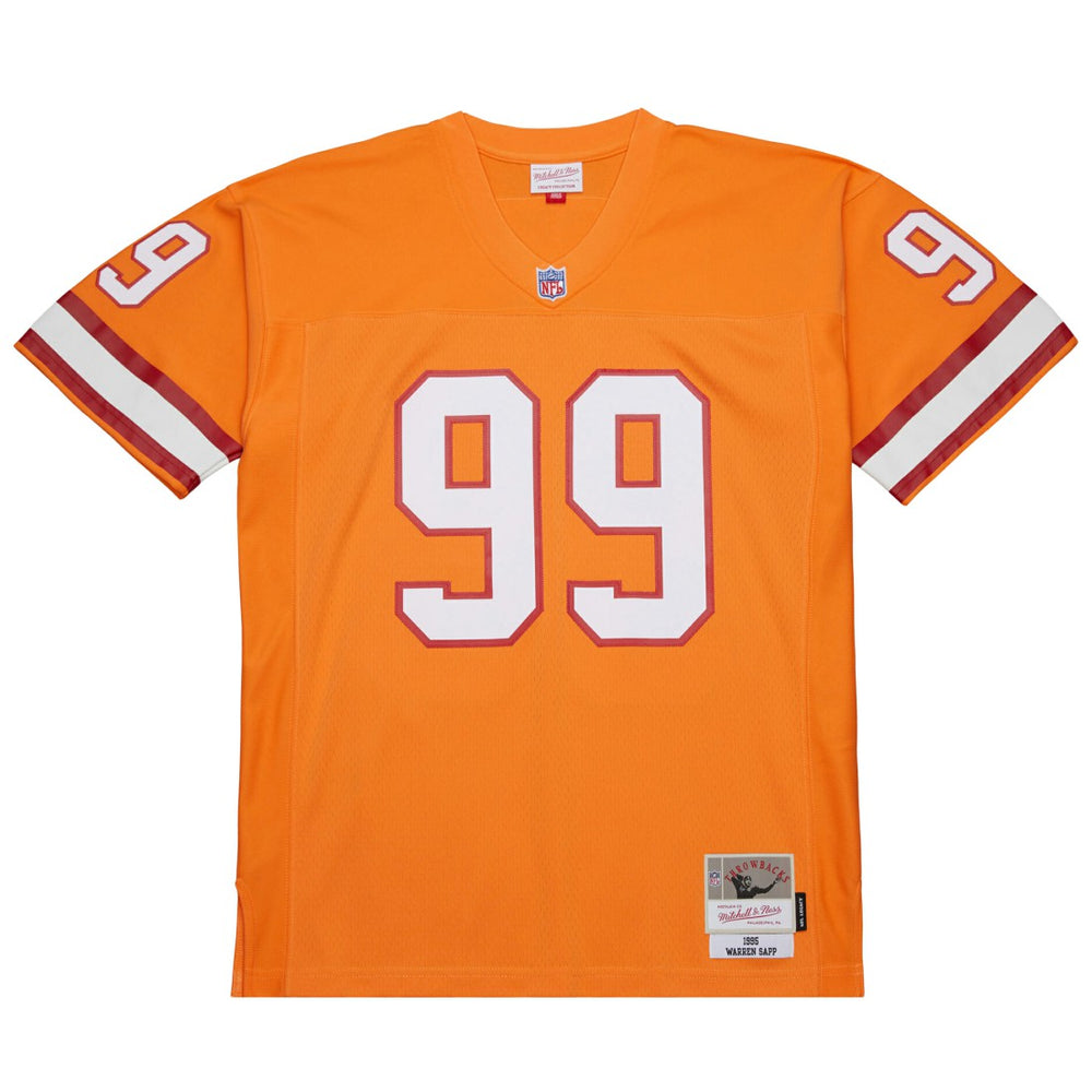 Mitchell & Ness Warren Sapp Tampa Bay Buccaneers 1995 Legacy Replica Jersey Orange