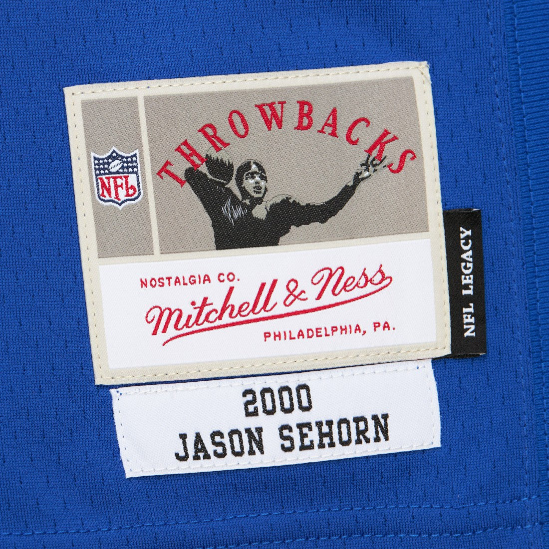 Mitchell & Ness Jason Sehorn New York Giants 2000 Legacy Replica Jersey Royal