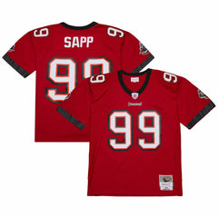 Mitchell & Ness Warren Sapp Tampa Bay Buccaneers 2002 Legacy Replica Jersey Red