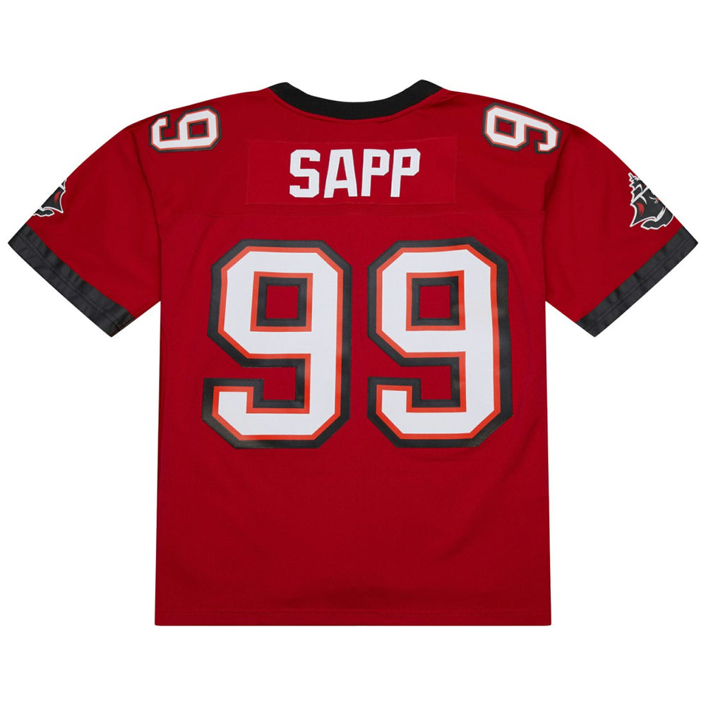 Mitchell & Ness Warren Sapp Tampa Bay Buccaneers 2002 Legacy Replica Jersey Red