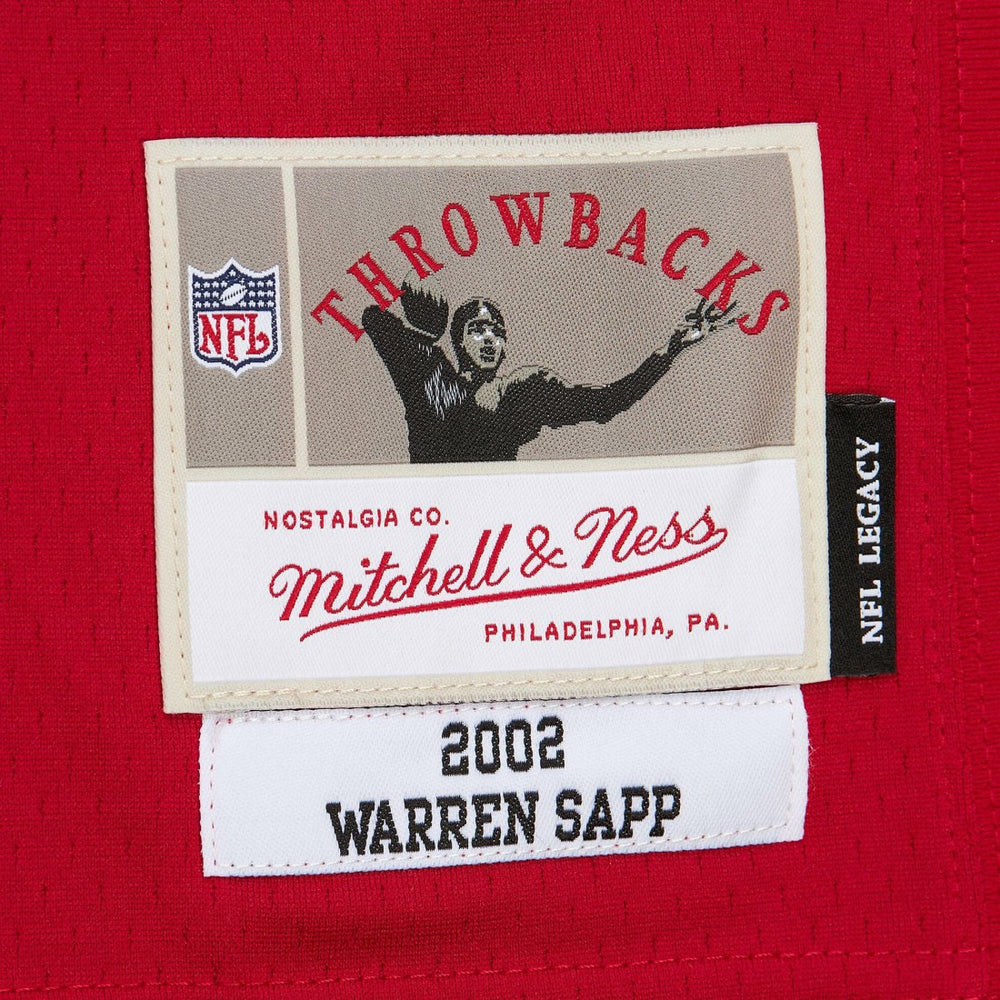 Mitchell & Ness Warren Sapp Tampa Bay Buccaneers 2002 Legacy Replica Jersey Red