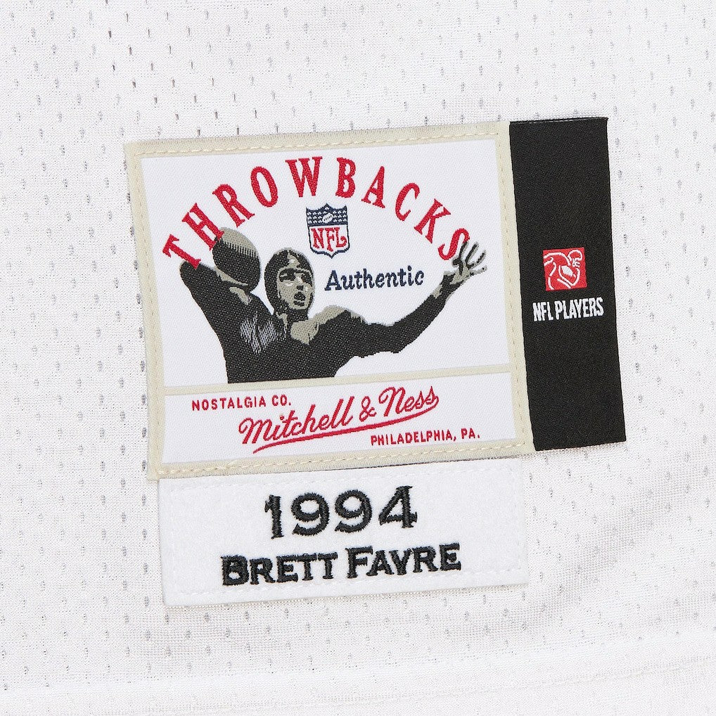 Mitchell & Ness Brett Favre Green Bay Packers 1994 Authentic Throwback Retired Player Jersey White
