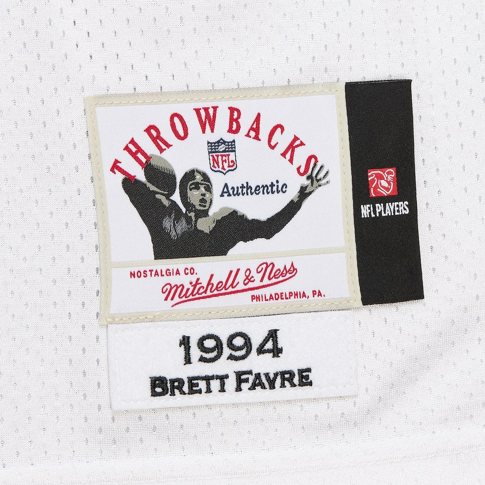 Mitchell & Ness Brett Favre Green Bay Packers 1994 Authentic Throwback Retired Player Jersey White