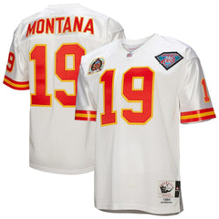 Mitchell & Ness Joe Montana Kansas City Chiefs 1994 Authentic Throwback Retired Player Jersey White