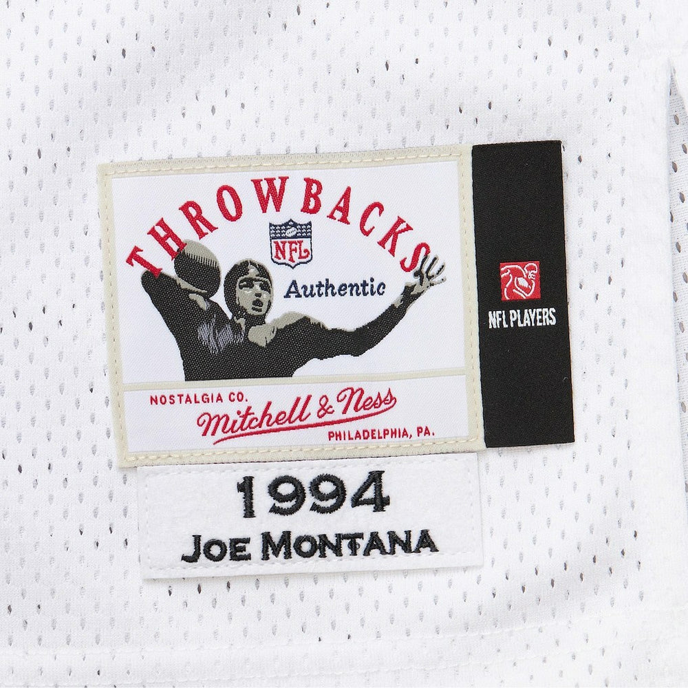 Mitchell & Ness Joe Montana Kansas City Chiefs 1994 Authentic Throwback Retired Player Jersey White