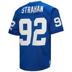 Mitchell & Ness Michael Strahan New York Giants 1994 Authentic Throwback Retired Player Jersey Royal