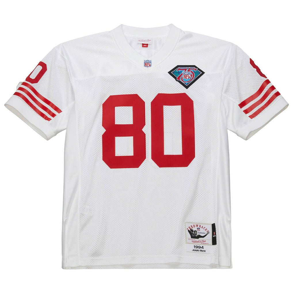 Mitchell & Ness Jerry Rice San Francisco 49ers 1994 Authentic Throwback Retired Player Jersey White