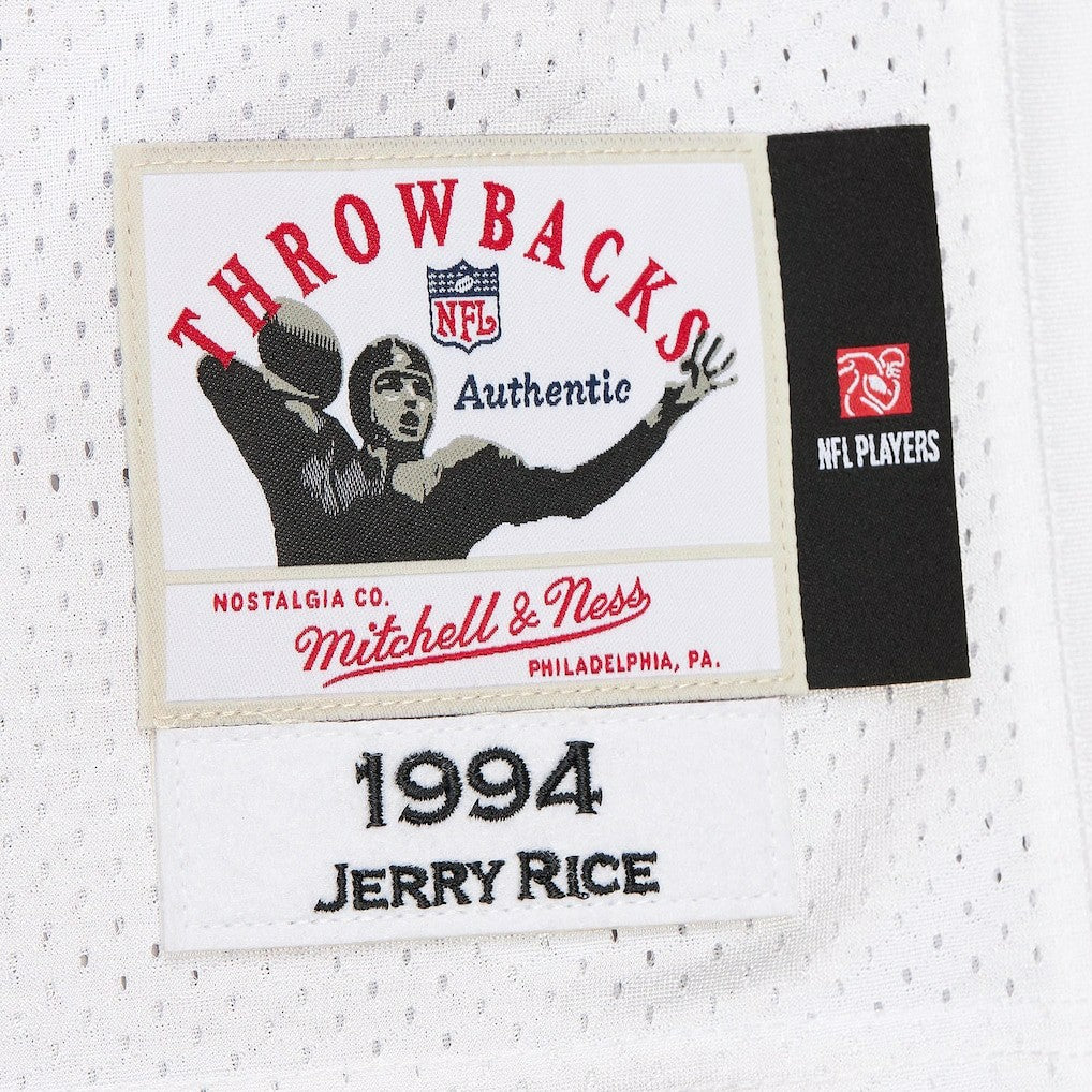 Mitchell & Ness Jerry Rice San Francisco 49ers 1994 Authentic Throwback Retired Player Jersey White