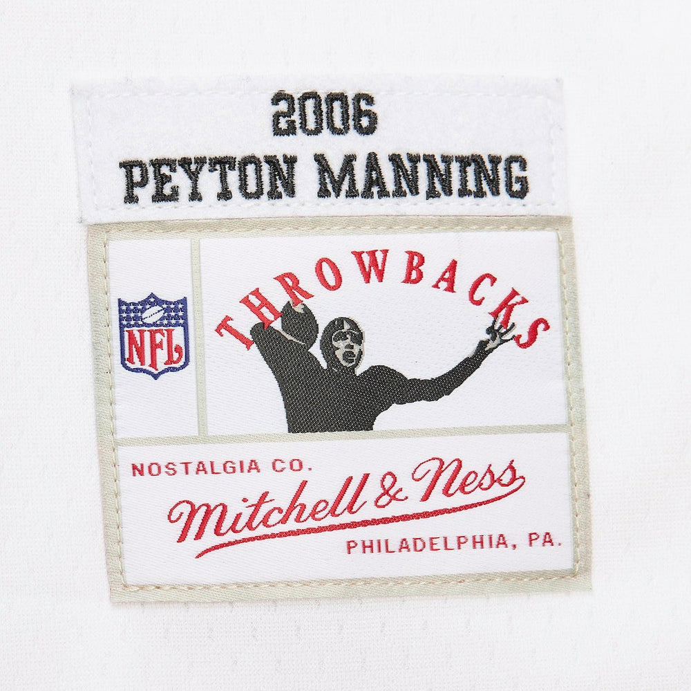 Mitchell & Ness Peyton Manning Indianapolis Colts Player Name & Number Hoodie Legacy Jersey White