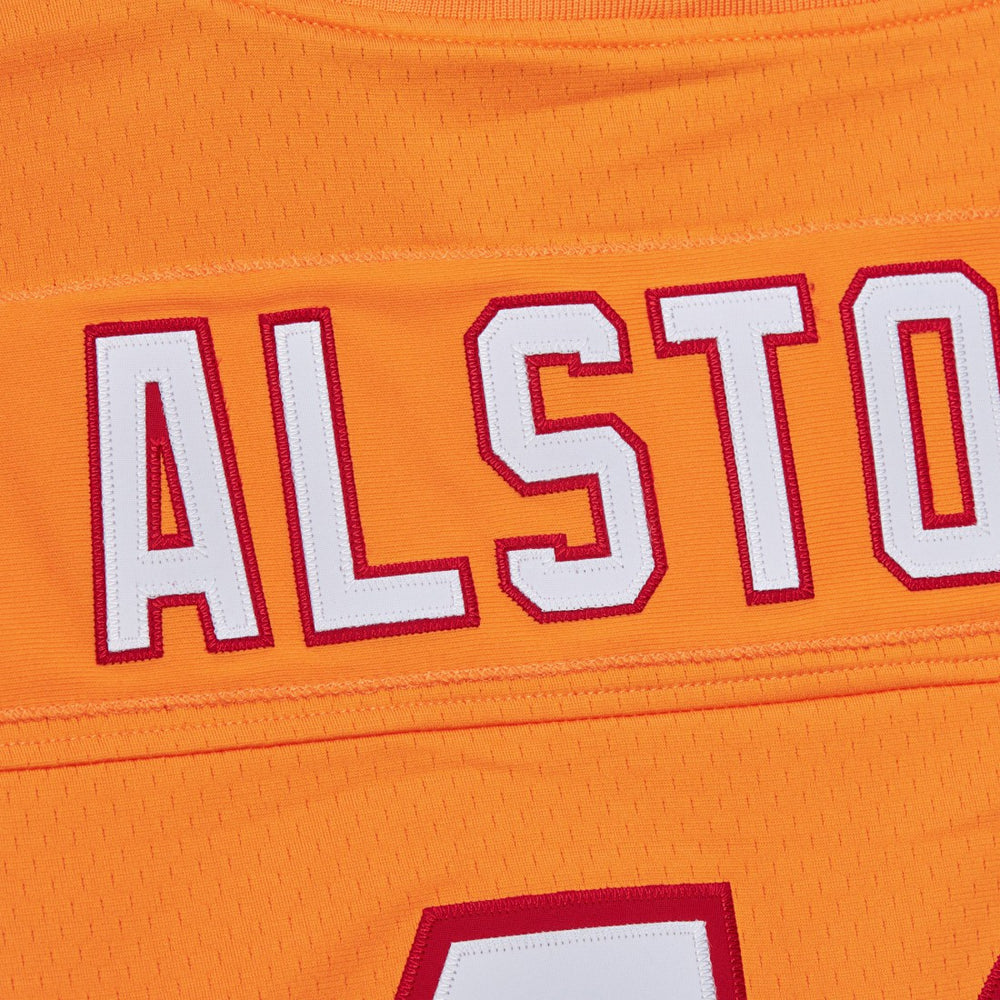 Mitchell & Ness Mike Alstott Tampa Bay Buccaneers Player Name & Number Hoodie Legacy Jersey Orange