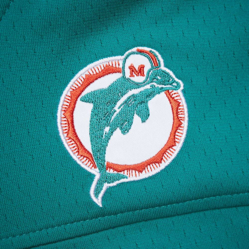 Mitchell & Ness Dan Marino Miami Dolphins Player Name & Number Hoodie Legacy Jersey Aqua