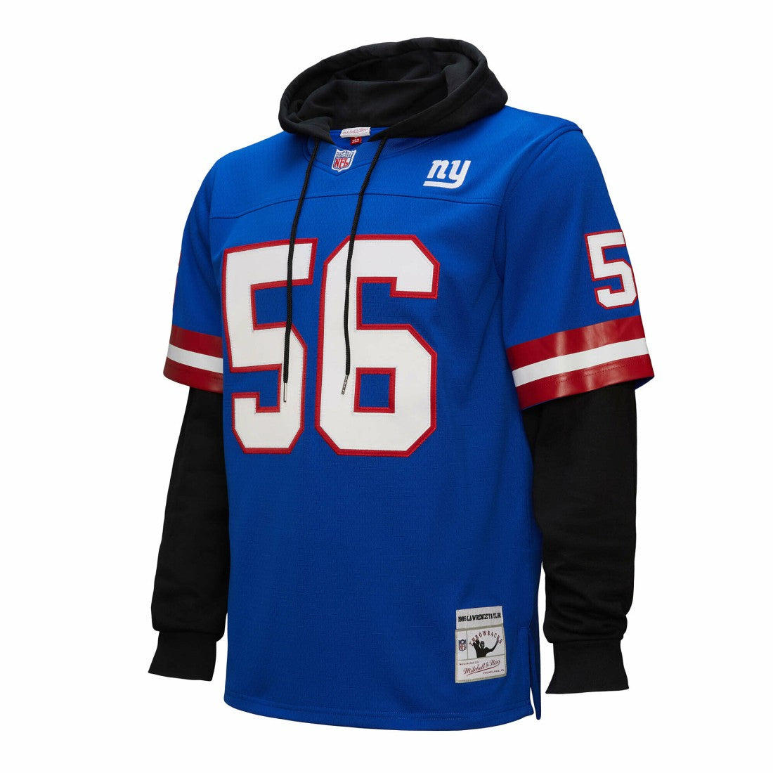 Mitchell & Ness Lawrence Taylor New York Giants Player Name & Number Hoodie Legacy Jersey Royal