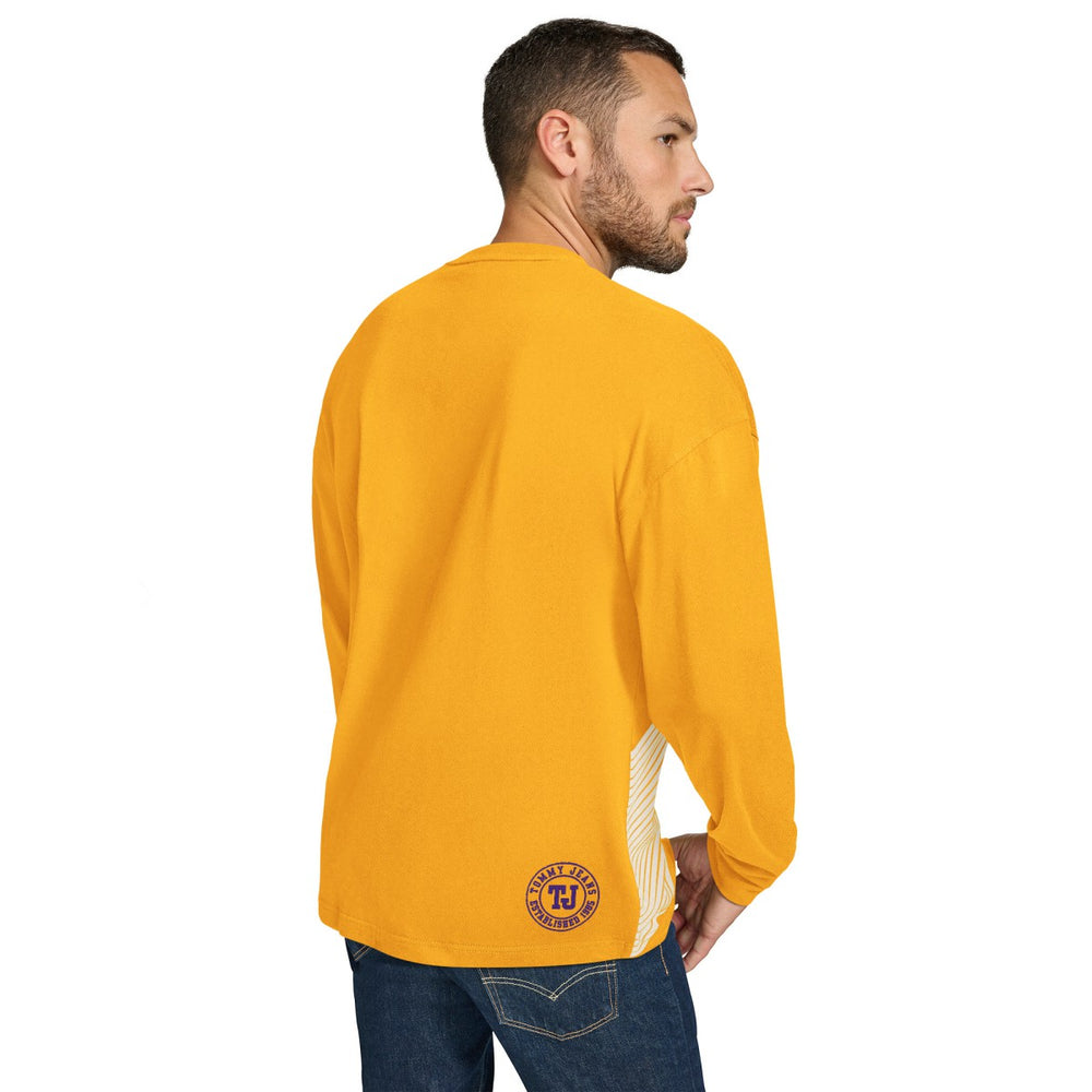 Los Angeles Lakers Tommy Jeans Lucas Long Sleeve T-Shirt Gold