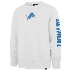 47 brand Detroit Lions '47 Headline Pullover Sweatshirt White