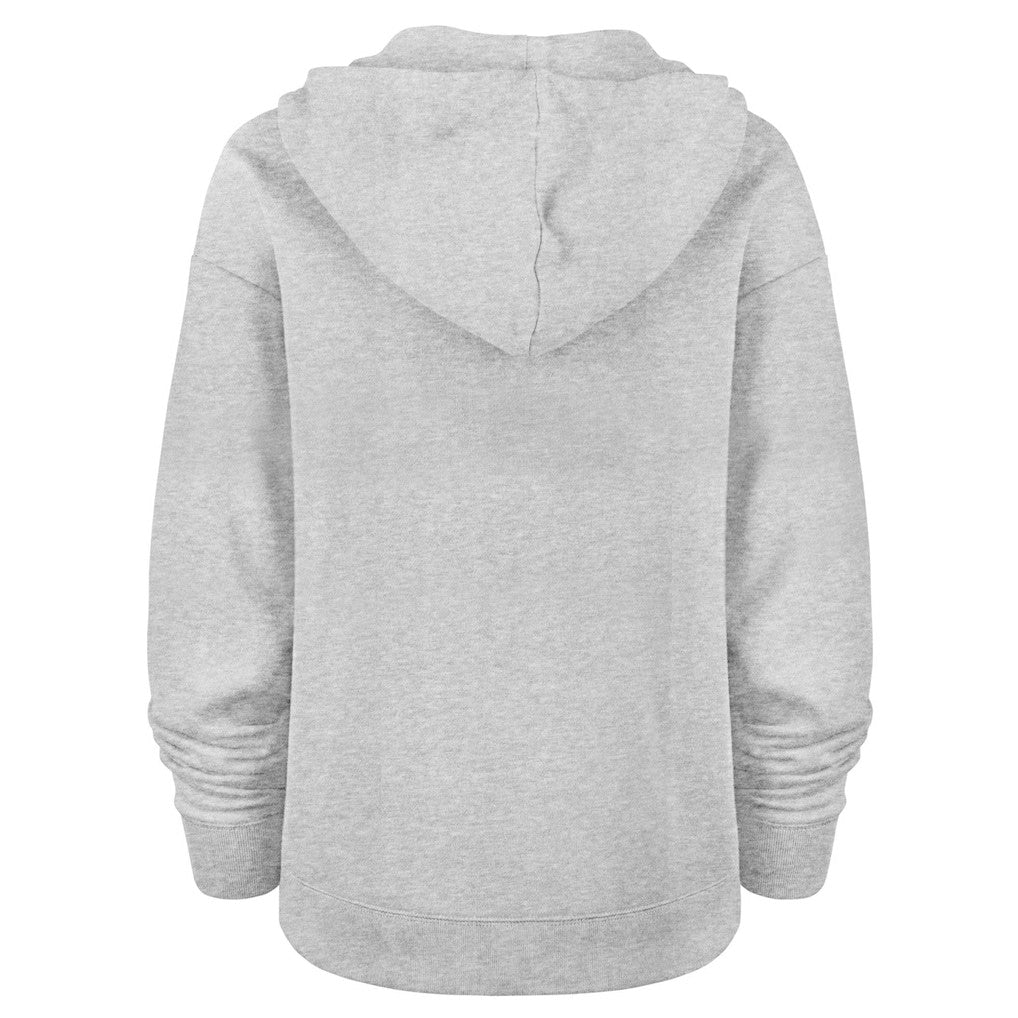 47 brand New York Jets '47 Women's Premier Kennedy V-Neck Pullover Hoodie Gray
