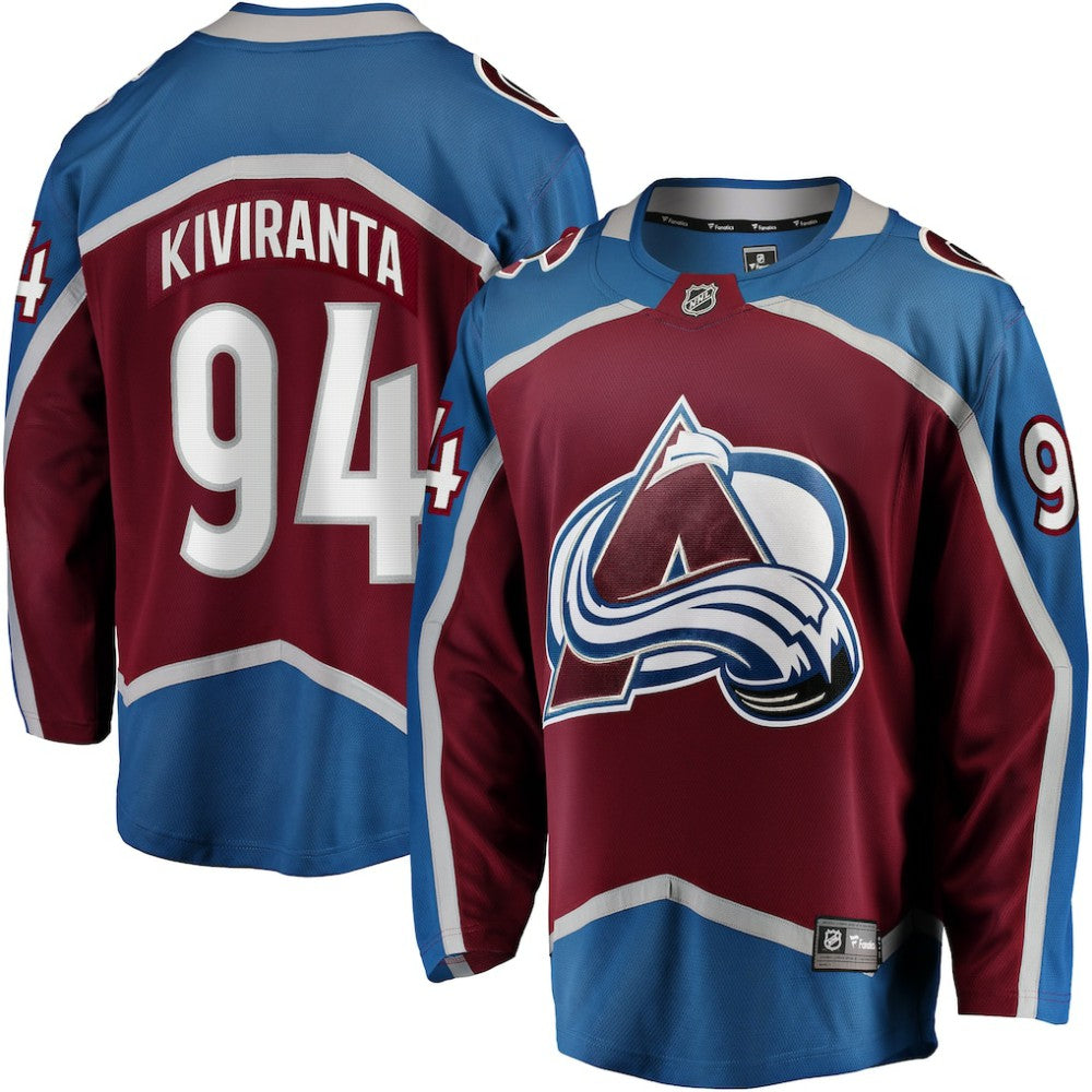 Joel Kiviranta Colorado Avalanche Fanatics Home Premier Breakaway Player Jersey - Maroon - NHL 201452139