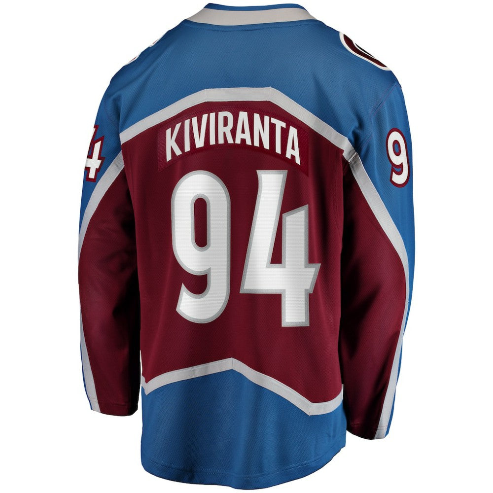 Joel Kiviranta Colorado Avalanche Fanatics Home Premier Breakaway Player Jersey - Maroon - NHL 201452139