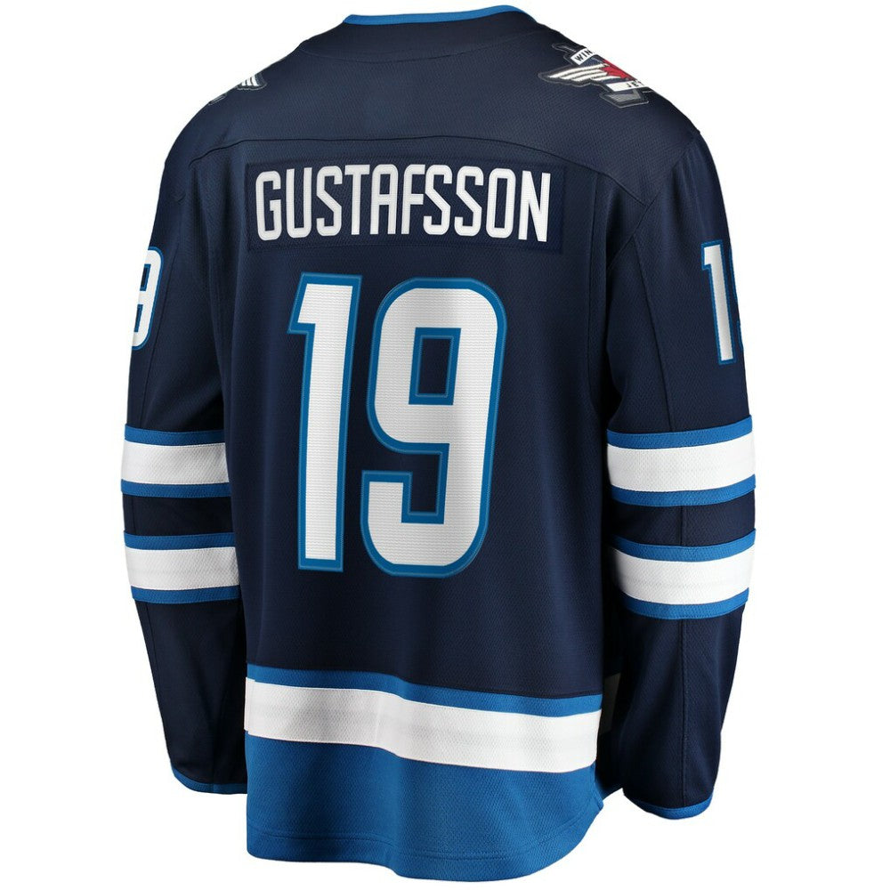 David Gustafsson Winnipeg Jets Fanatics Home Premier Breakaway Player Jersey - Navy - NHL 201452149