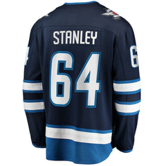 Logan Stanley Winnipeg Jets Fanatics Home Premier Breakaway Player Jersey - Navy - NHL 201452159