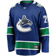 Nils Hoglander Vancouver Canucks Fanatics Home Premier Breakaway Player Jersey - Blue - NHL 201452162