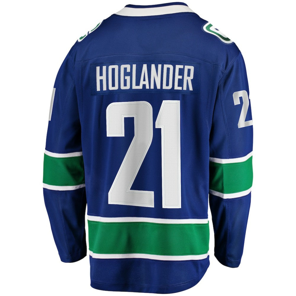 Nils Hoglander Vancouver Canucks Fanatics Home Premier Breakaway Player Jersey - Blue - NHL 201452162