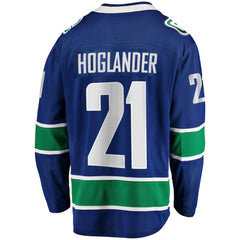 Nils Hoglander Vancouver Canucks Fanatics Home Premier Breakaway Player Jersey - Blue - NHL 201452162