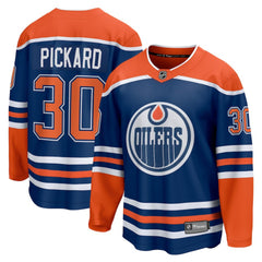 Calvin Pickard Edmonton Oilers Fanatics Home Premier Breakaway Player Jersey - Royal - NHL 201452178