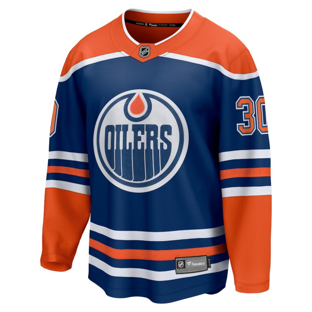 Calvin Pickard Edmonton Oilers Fanatics Home Premier Breakaway Player Jersey - Royal - NHL 201452178
