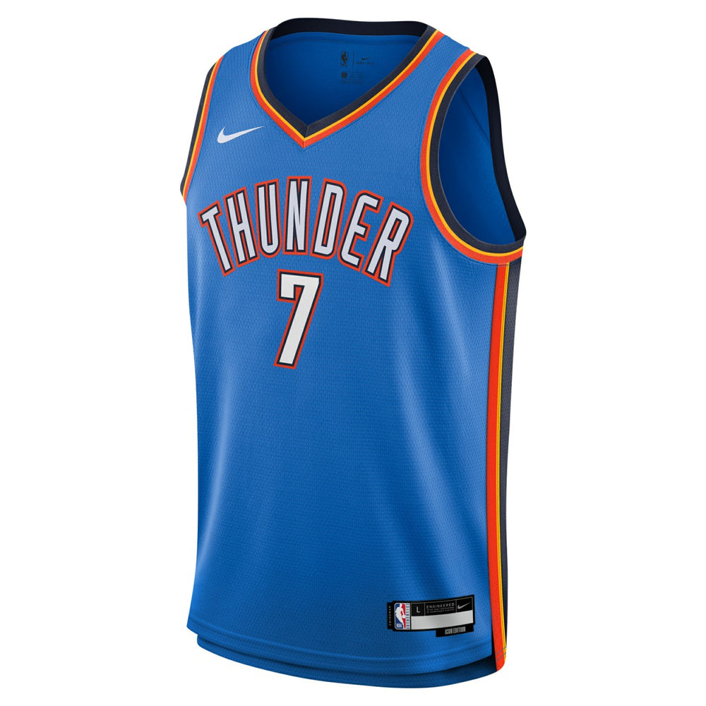 Chet Holmgren Oklahoma City Thunder Youth Swingman Jersey Icon Edition Blue | Nike US