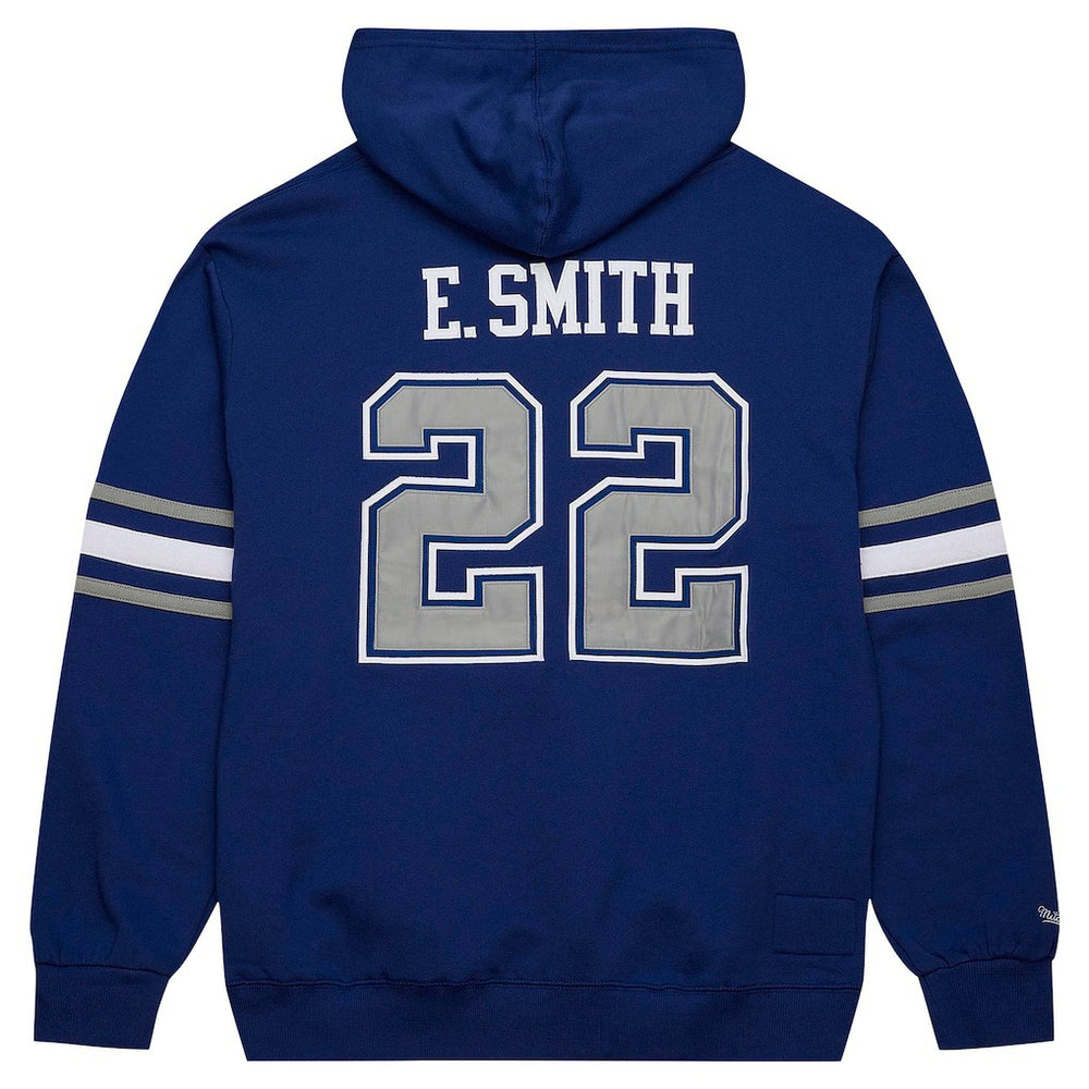 Mitchell & Ness Emmitt Smith Dallas Cowboys Retired Player Name & Number Pullover Hoodie Navy