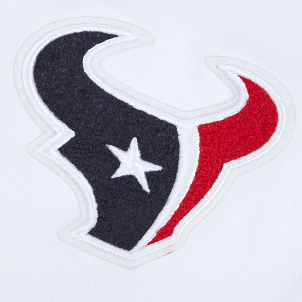 Houston Texans Pro Standard Women's Away Cropped Boxy T-Shirt White