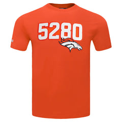 Denver Broncos Pro Standard Frozen Single Jersey T-Shirt Orange