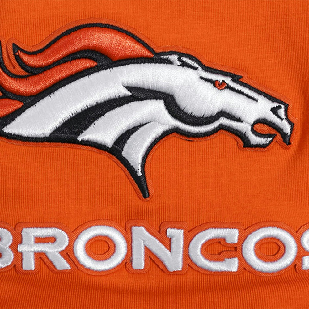 Denver Broncos Pro Standard Frozen Single Jersey T-Shirt Orange