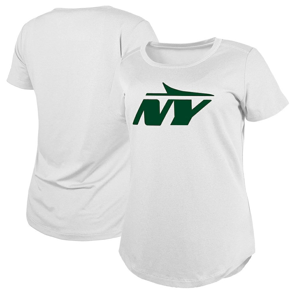 New York Jets New Era Women's NY Logo T-Shirt White