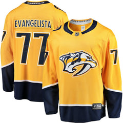Luke Evangelista Nashville Predators Fanatics Premier Breakaway Player Jersey - Gold - NHL 201454727