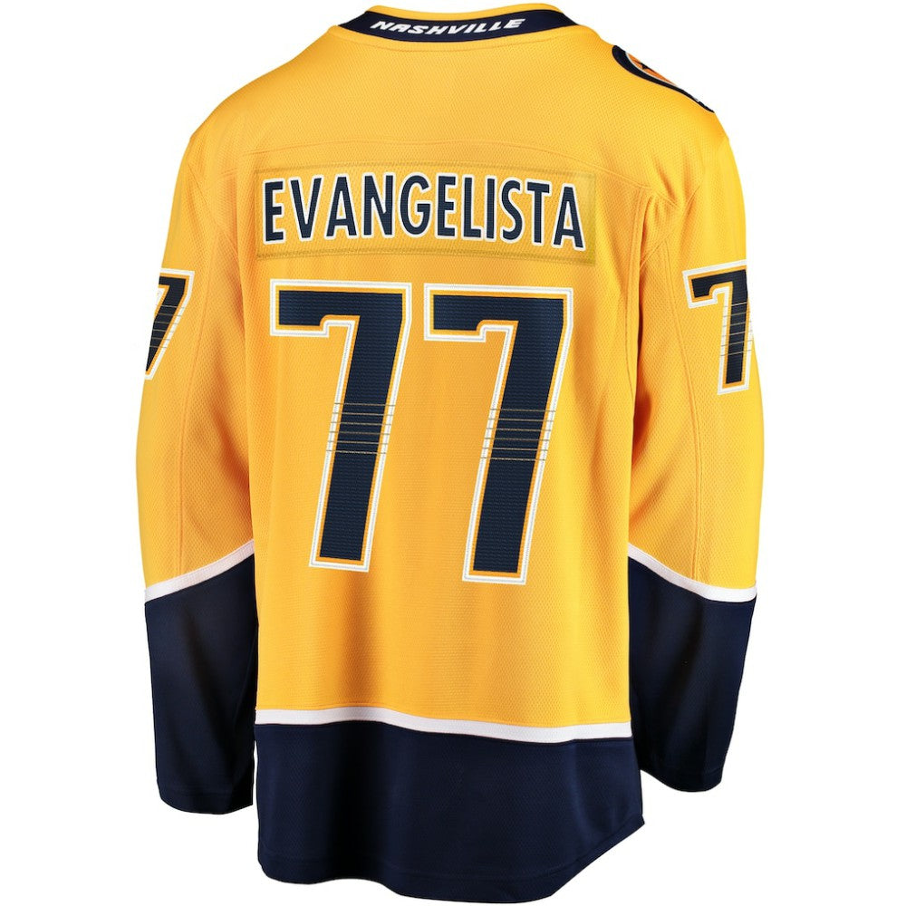 Luke Evangelista Nashville Predators Fanatics Premier Breakaway Player Jersey - Gold - NHL 201454727