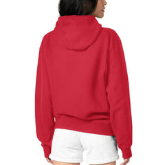 San Francisco 49ers G-III 4Her by Carl Banks Women's Football Logo Fleece Tri-Blend Pullover Hoodie Red
