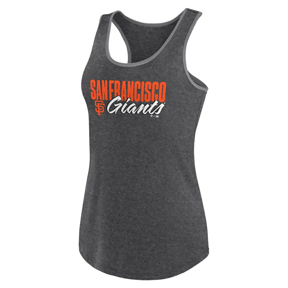 San Francisco Giants Profile Women's Plus Size Racerback Tank Top - Black - MLB Online