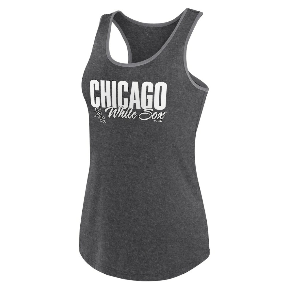 Chicago White Sox Profile Women's Plus Size Racerback Tank Top - Black - MLB on Sale
