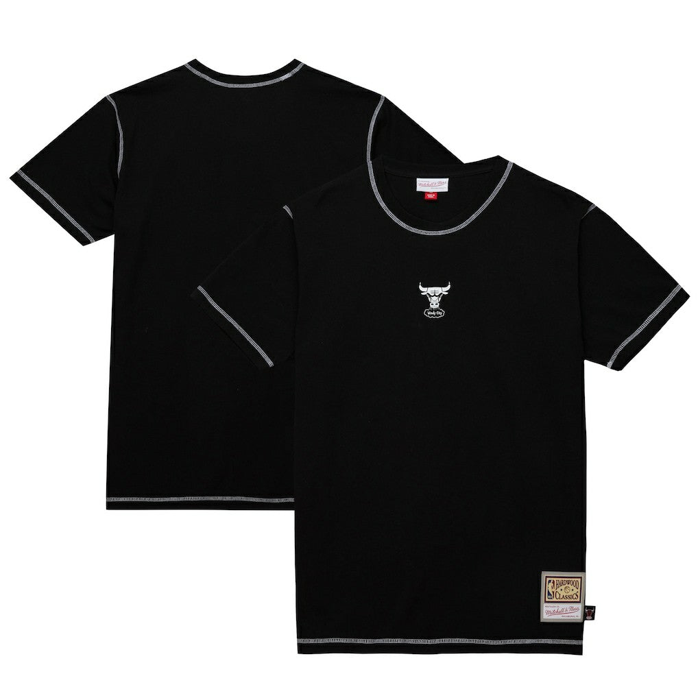 Chicago Bulls Hardwood Classics Contrast 2K Graphic T-Shirt for sale Black | Mitchell & Ness US