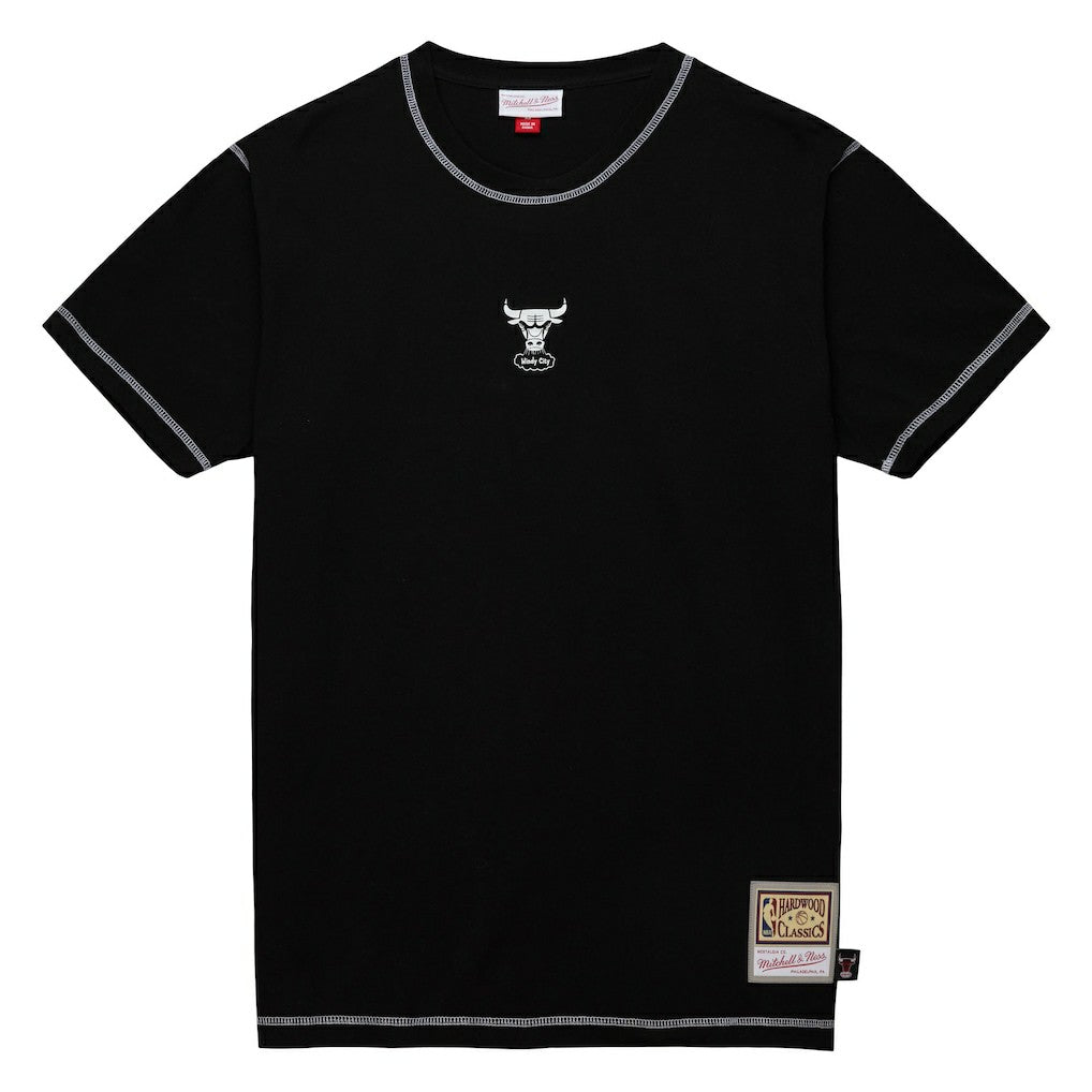 Chicago Bulls Hardwood Classics Contrast 2K Graphic T-Shirt for sale Black | Mitchell & Ness US
