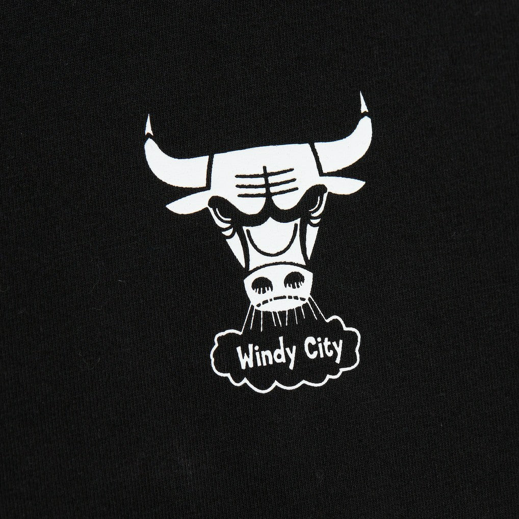 Chicago Bulls Hardwood Classics Contrast 2K Graphic T-Shirt for sale Black | Mitchell & Ness US
