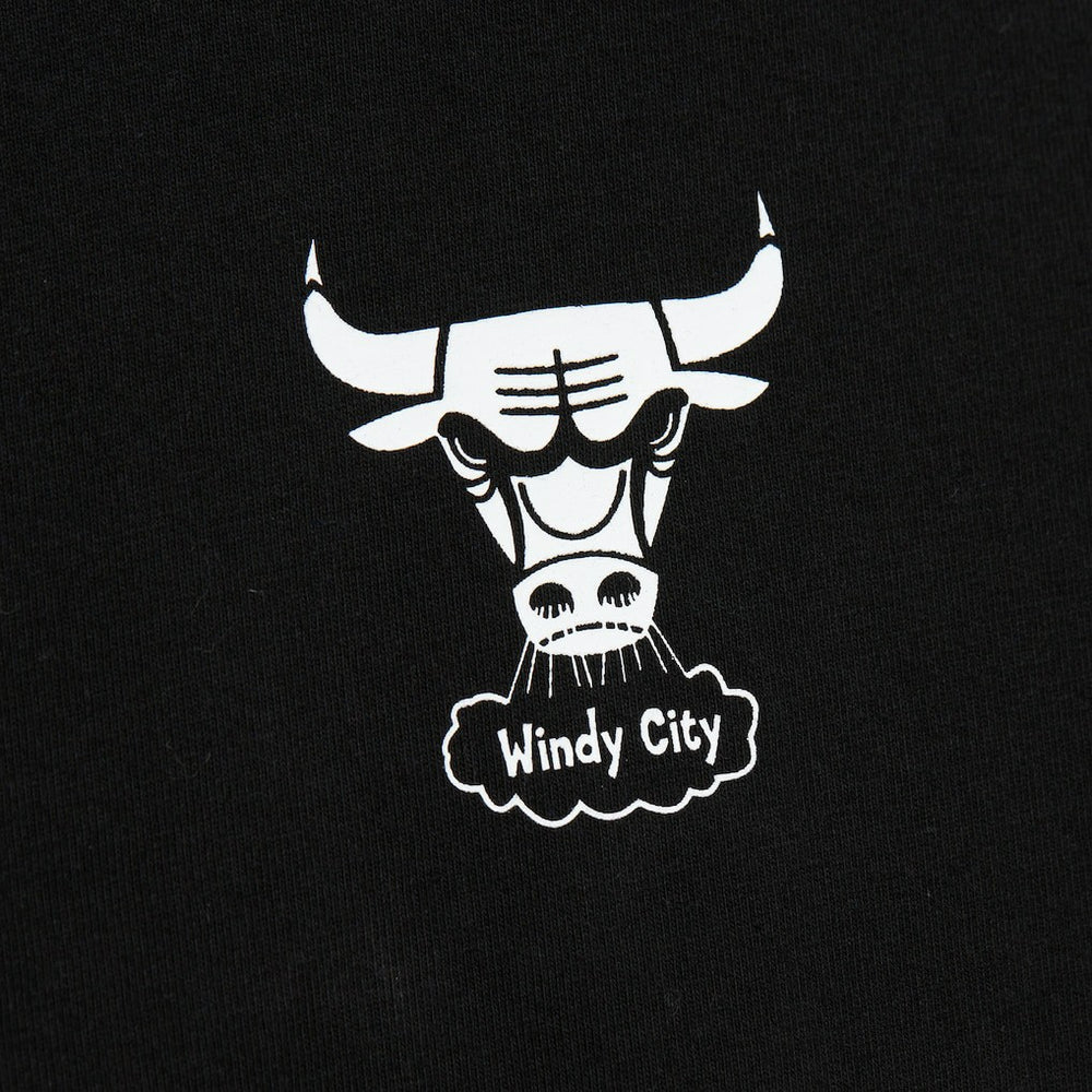 Chicago Bulls Hardwood Classics Contrast 2K Graphic T-Shirt for sale Black | Mitchell & Ness US