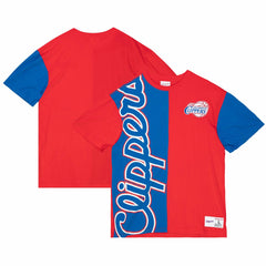 LA Clippers Play By Play 2.0 T-Shirt Royal/Red | Mitchell & Ness Near Me