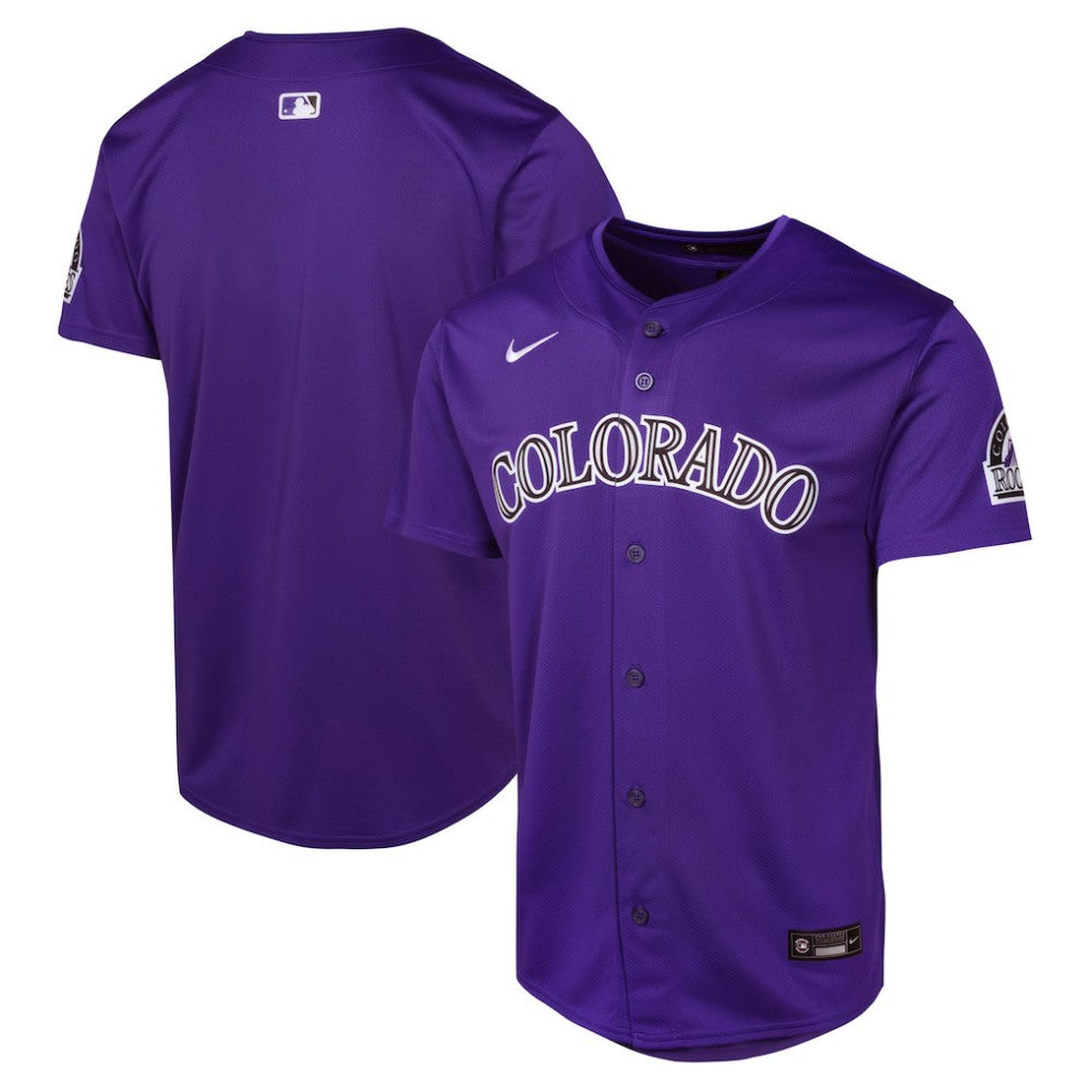 Colorado Rockies Nike Youth Alternate Limited Jersey - Purple - Nike Lifestyle